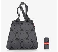 Reisenthel mini maxi shopper smiley grey 43.5x60x7 cm