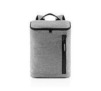 reisenthel overnighter-Backpack M - sportlich-eleganter Rucksack, Laptopfach, wasserabweisend, Couleur:Twist Silver