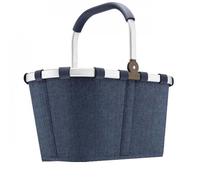 Reisenthel - Reisenthel Carrybag Einkaufskorb mit Alurahmen 22l herringbone dark blue Blau