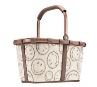 Reisenthel - Reisenthel Carrybag Einkaufskorb mit Alurahmen Smiley Teddy Chocolate Braun