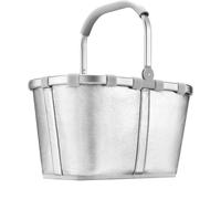 Reisenthel - Reisenthel Carrybag Silver Einkaufskorb mit Alurahmen Silver Crackel Gold/Silber/Bronze