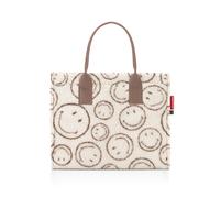reisenthel daily shopper smiley® teddy chocolate - Moderner, geradliniger Shopper für jeden Anlass - praktische Handtasche, groß genug für Ihre Einkäufe und Ihre Alltagsgegenstände