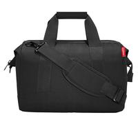 Reisenthel Reisetasche 18 Liter ALLROUNDER M BLACK, Schwarz - Polyester - 42 x 33 cm - wasserabweisend - abnehmbarer Schultergurt