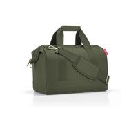 Reisenthel Reisetasche 18 Liter ALLROUNDER M FOREST GOLD, 42 x 33 cm - Goldgelb - Grün - Polyester - wasserabweisend - abnehmbarer Schultergurt