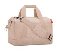 Reisenthel Reisetasche 18 Liter ALLROUNDER M TWIST COFFEE, Beige - Polyester - 42 x 33 cm - wasserabweisend - abnehmbarer Schultergurt