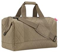 Reisenthel Reisetasche Allrounder L rhombus olive, Olivgrün, Textil, 48x39.5x29 cm, gepolsterter Boden, Innensteckfächer, Tragehenkel, verstellbarer Schultergurt, Schultergurt, Freizeit, Koffer & Tasc