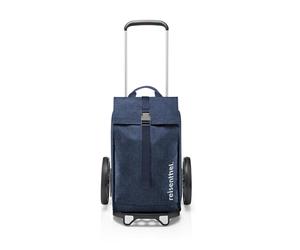 Reisenthel Reisetasche 40 Liter CITYCRUISER TWIST NAVY, 24 x 55 cm - Blau - Polyester - mit abnehmbarem Transportgestell