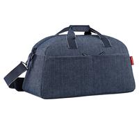 Reisenthel Reisetasche 45 Liter OVERNIGHTER HERRINGBONE DARK BLUE, Dunkelblau - Polyester - 60 x 34 cm - wasserabweisend - verstellbarer Schultergurt