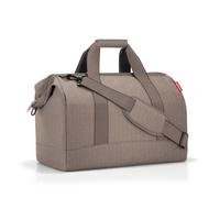 Reisenthel Reisetasche Allrounder L herringbone mokka, Mokka, Textil, 48x39.5x29 cm, Innensteckfächer, Tragehenkel, verstellbarer Schultergurt, Freizeit, Koffer & Taschen, Reisetaschen
