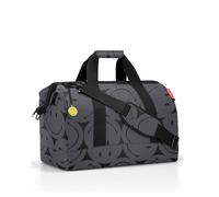 Reisenthel Reisetasche Allrounder L smiley grey, Anthrazit, Textil, 48x39.5x29 cm, Innensteckfächer, Tragehenkel, verstellbarer Schultergurt, Freizeit, Koffer & Taschen, Reisetaschen