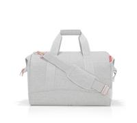Reisenthel Reisetasche Allrounder L twist sky rose, Grau, Roségold, Kunststoff, Textil, 48x39.5x29 cm, gepolsterter Boden, Innensteckfächer, Tragehenkel, verstellbarer Schultergurt, Schultergurt, Frei