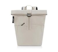 reisenthel rolltop backpack - urbaner und stylischer Rucksack, modernes Design, geräumiger Rucksack für Freizeit, Arbeitsweg und City-Trip, Couleur:herringbone sand