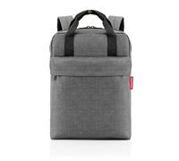 allday backpack M iso twist silver - vielseitiger Tages-Rucksack, Hangepäck, für Arbeitsweg, Shoppingtour oder City-Trip