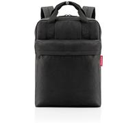 Reisenthel Rucksack , Schwarz , Textil , 30x39x13 cm , gepolsterte Schulterträger, großes Hauptfach , Freizeit, Unterwegs, Reisegepäck