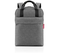 Reisenthel Rucksack, Grau, Textil, 30x39x13 cm – großes Hauptfach, gepolsterte Schulterträger
