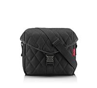 Reisenthel Umhängetasche Rhombus M Saddle Bag – Satteltaschen-Look – Schwarz