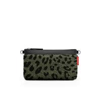 Reisenthel Schultertasche Mini pouch teddy olive, Dunkelgrün, Textil, 26x15x10 cm, Nur In Filialen Erhältlich