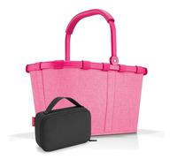 reisenthel Set aus carrybag BK, thermocase OY SBKOY, frame twist pink + black