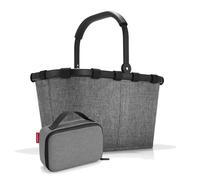 reisenthel Set aus carrybag BK, thermocase OY SBKOY, twist silver, Unisex
