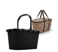 reisenthel Set carrybag Frame Black coolerbag Leo Macchiato Einkaufskorb