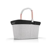 Reisenthel Set carrybag frame twist sky rose mit Cover black Stabiler Einkaufskorb mit praktischer Innentasche - Elegantes und wasserabweisendes Design