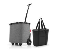 reisenthel Set Carrycruiser + Thermoshopper OEOV, twist silver + black, Unisex