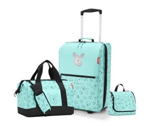 reisenthel Set Trolley xs + Allrounder Kids + toiletbag cat´s & Dog´s Rose