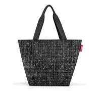 reisenthel shopper bouclé black - Geräumige Shopping Bag und edle Handtasche in einem - Aus wasserabweisendem Material