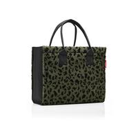 Reisenthel Shopper Daily Shopper Teddy Leo Olive, Dunkelgrün, Textil, 14 L, 42x35x17 cm, großes Hauptfach, Freizeit, Koffer & Taschen, Einkaufstaschen