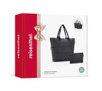 reisenthel shopper e1 glossy dots black Set2