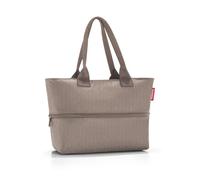 reisenthel shopper e1 herringbone mokka - Großraumtasche - Platz für den kleinen und den großen Einkauf