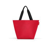 reisenthel shopper Geräumige Shopping Bag und edle Handtasche in einem Aus wasserabweisendem Material, Couleur:rot