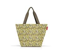 reisenthel shopper - Geräumige Shopping Bag und edle Handtasche in einem - Aus wasserabweisendem Material, Farbe:viola yellow