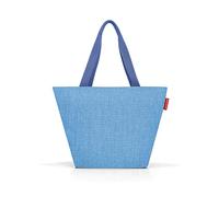 reisenthel shopper Geräumige Shopping Bag und edle Handtasche in einem Aus wasserabweisendem Material, Couleur:twist azure
