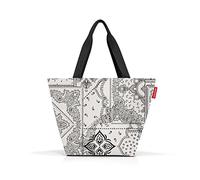 reisenthel shopper M bandana white - Geräumige Shopping Bag und edle Handtasche in einem - Aus wasserabweisendem Material
