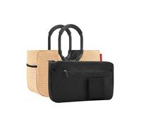 REISENTHEL OS7079 LOOPSHOPPER M FRAME Gym Bag Unisex Adult RAFFIA BLACK Größe Unica