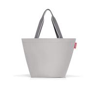 reisenthel shopper M in herringbone grey - Geräumige Shopping Bag und edle Handtasche in einem - Aus wasserabweisendem Material