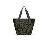 reisenthel shopper M in teddy leo olive - Geräumige Shopping Bag und edle Handtasche in einem - Aus wasserabweisendem Material
