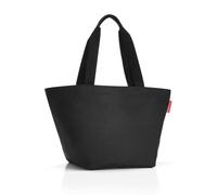 reisenthel shopper M schwarz - Geräumige Shopping Bag und edle Handtasche in einem - Aus wasserabweisendem Material