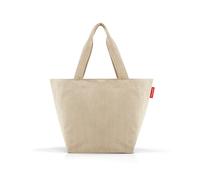 Reisenthel Shopper Shopper M cord sand, Beige, Textil, 15 L, 51x30.5x26 cm, verschließbar, großes Hauptfach, umweltfreundlich, Freizeit, Koffer & Taschen, Einkaufstaschen