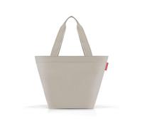 reisenthel shopper M in Herringbone sand - Geräumige Shopping Bag und edle Handtasche in einem - Aus wasserabweisendem Material