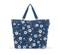 reisenthel shopper XL garden blue - Geräumige Shopping Bag und edle Handtasche in einem - Aus wasserabweisendem Material
