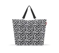 reisenthel shopper XL leo nero - Geräumige Shopping Bag und edle Handtasche in einem - Aus wasserabweisendem Material