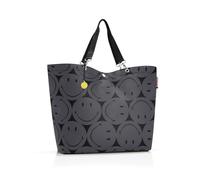 reisenthel shopper XL smiley grey - Geräumige Shopping Bag und edle Handtasche in einem - Aus wasserabweisendem Material