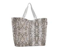 reisenthel shopper XL snake sand - Geräumige Shopping Bag und edle Handtasche in einem - Aus wasserabweisendem Material