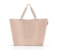 reisenthel shopper XL twist coffee - Geräumige Shopping Bag und edle Handtasche in einem - Aus wasserabweisendem Material