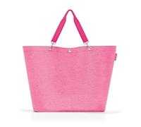 reisenthel shopper XL twist pink - Geräumige Shopping Bag und edle Handtasche in einem - Aus wasserabweisendem Material