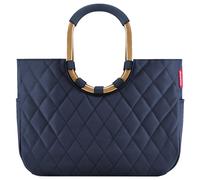 reisenthel shopping loopshopper L - Einkaufstasche mit Bügel 46 cm (frame rhombus midnight gold)