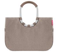 reisenthel® Einkaufskorb loopshopper L Kunstfaser herringbone mokka St.