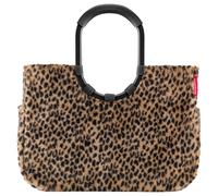 reisenthel shopping loopshopper L - Einkaufstasche mit Bügel 46 cm (leo fake fur)
